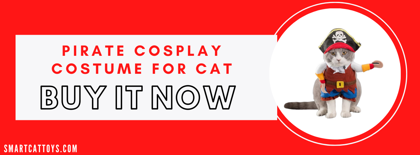 Pirate cosplay costume for cat BUY NOW