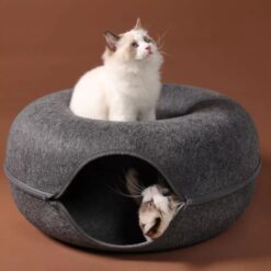 cat tunnel bed cushion - smart cat toys - marvelofficial.store
