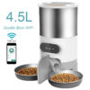 WiFi automatic cat feeder double bowl