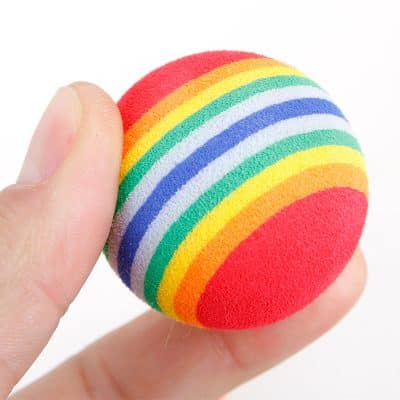 Rainbow 5pc cat balls - smart cat toys - toys for cat - marvelofficial.store