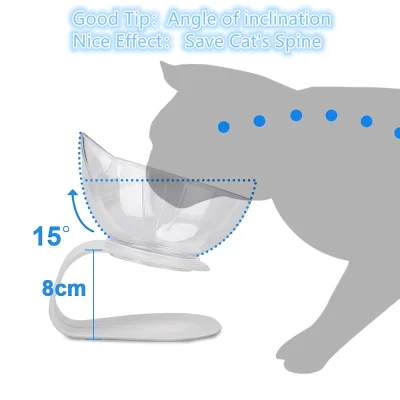15 angle elevated cat bowls 