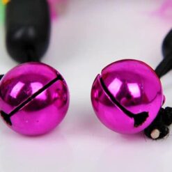 Feather rod for cat with bells