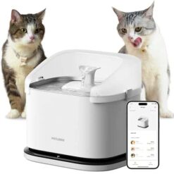 PETLIBRO RFID Cat Water Fountain – 3L Multi-Cat Dispenser, WiFi App Control, 2 Collar Tags - marvelofficial.store - best cat toys and cat accessories