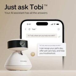 PETLIBRO AI Pet Camera – 360° Cat Cam, 1080p WiFi Camera with App, 2-Way Audio, Night - marvelofficial.store - best cat toys and cat accessories