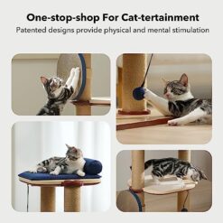 PETLIBRO Infinity Cat Tree Tower – Modular Multi-Level Condo with Bed, Scratching Posts & Toys - marvelofficial.store - best cat toys and cat accessories