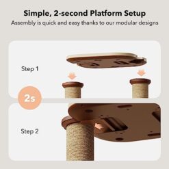 PETLIBRO Infinity Cat Tree Tower – Modular Multi-Level Condo with Bed, Scratching Posts & Toys - marvelofficial.store - best cat toys and cat accessories