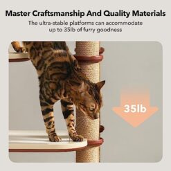 PETLIBRO Infinity Cat Tree Tower – Modular Multi-Level Condo with Bed, Scratching Posts & Toys - marvelofficial.store - best cat toys and cat accessories