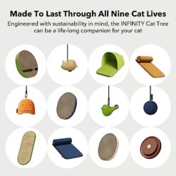 PETLIBRO Infinity Cat Tree Tower – Modular Multi-Level Condo with Bed, Scratching Posts & Toys - marvelofficial.store - best cat toys and cat accessories