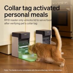 PETLIBRO RFID Automatic Cat Feeder – 5G WiFi, 3L Food Dispenser, App Control, Collar Tag - marvelofficial.store - best cat toys and cat accessories