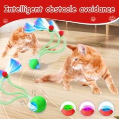 Smart Automatic Rolling Cat Toy Balls with Tail – Interactive Moving Toys (2 Pack) - marvelofficial.store - best cat toys and cat accessories