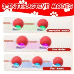 Smart Automatic Rolling Cat Toy Balls with Tail – Interactive Moving Toys (2 Pack) - marvelofficial.store - best cat toys and cat accessories